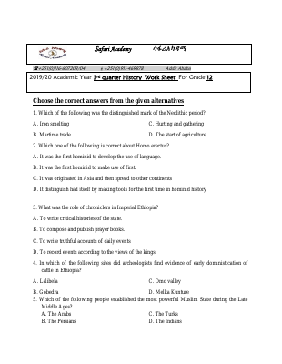 Grade 12 History work sheet.pdf